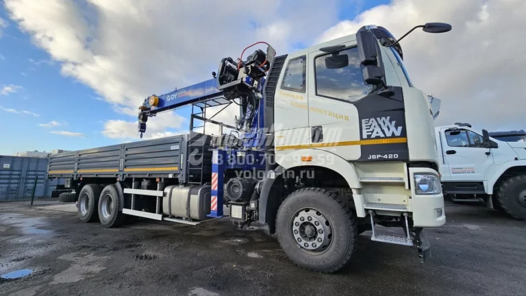 Бортовой FAW CA3250 с КМУ ИКран RS1956 ACE